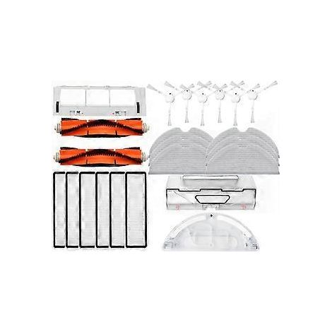 Pour aspirateur robot D9, D9 Max, D9 PRO et Bot L10PRO : brosse latérale principale, filtre HEPA, chiffon de nettoyage de rechange (1/5)