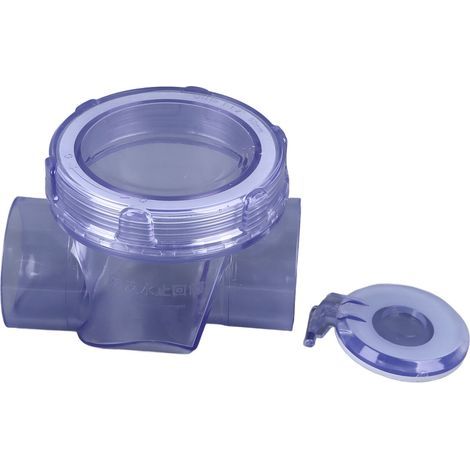 Clapet anti-retour pour toilettes, système anti-refoulement en PVC unidirectionnel. (1/5)