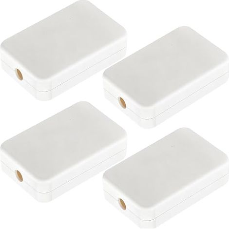 Mini Electrical Junction Box 55 x 35 x 15 mm ABS Junction Box for PCB Electronics Indoor Installation Workshop Electronic Projects