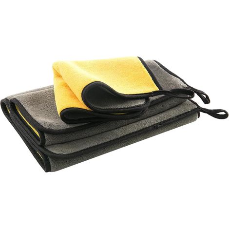 Serviette De Bain Pour Chien, Serviette Absorbante Pour Chien, Serviette Absorbante à Séchage Rapide, Douce Et Moelleuse, Lavable En Machine Pour Chiens, Chats, Animaux De Compagnie(Medium-Jaunâtre) (1/5)