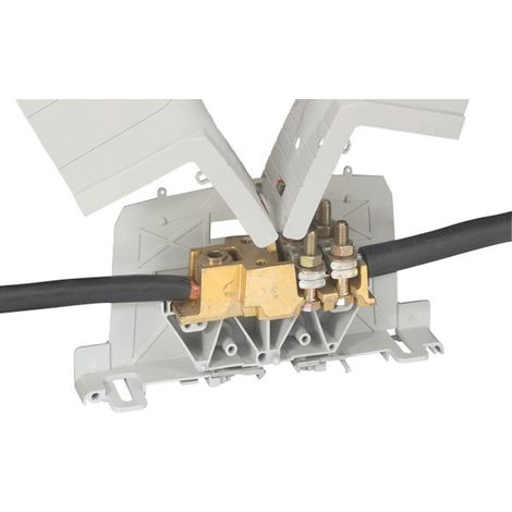 Bloc de jonction de puissance aluminium ou cuivre équipé câble-câble viking 3 avec pas 42mm LEGRAND 039010
