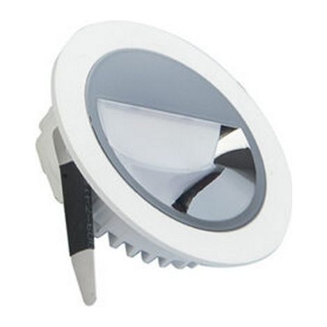 Applique Murale Extérieure LED Encastrable D103 8W IP54 Blanc ZAMBELIS FS - 20 ° - Blanc chaud - 3000K (1/2)