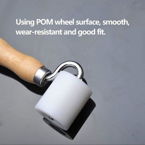 Rouleau De Pression - Papier Peint - Rouleau 40 Mm - Poignée En Bois - Ergonomique - 1 Pièce (1/4)