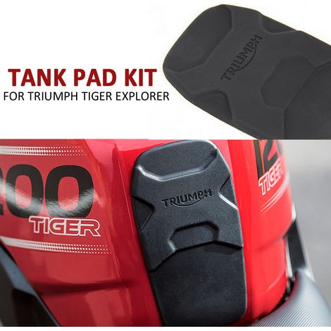 Autocollants, joints de réservoir, caoutchouc pour accessoires moto, compatibles avec Triumph Tiger 1200 XCA/XCX