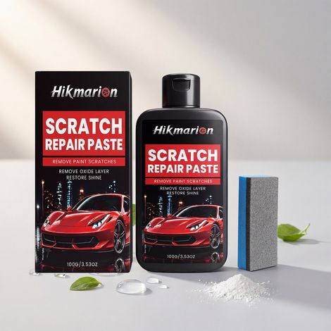 Autolack-Pflegecreme zur Kratzerentfernung, Politur, Fleckenentfernung und Glanzversiegelung für Fahrzeugoberflächen – 100 g + 1 Schwamm -- DTEKGAZ (1/5)