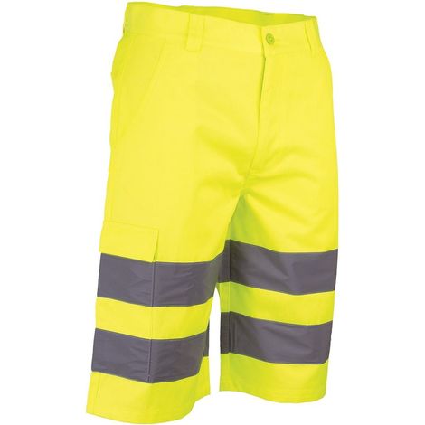 Bermuda haute visibilité LMA ÉCLAIRAGE Jaune Fluo 48 (1/2)