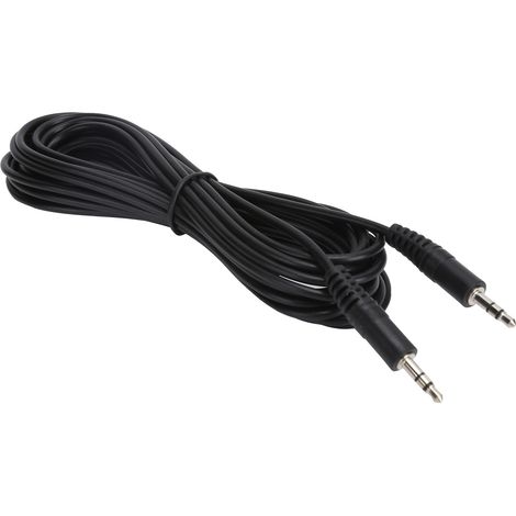 Câble Audio Auxiliaire 3.5mm Mâle à Mâle 5m pour Casque Écouteurs (1/5)