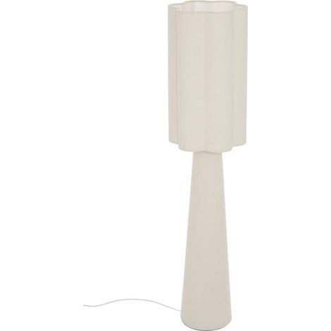 Lampadaire Design Fleur "Blanca" 124cm Beige (1/5)