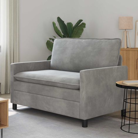 Sofá Gris Claro 126 x 81 x 87,5 cm Terciopelo