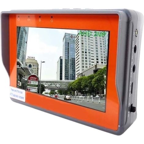 Testeur de vidéosurveillance prenant en charge la caméra IP IV7A 4.3 Pouces HD AHD CCTV Testeur Moniteur AHD 8MP Caméra Analogique Test PTZ UTP Testeur De Câble Sortie 12V1A (1/5)