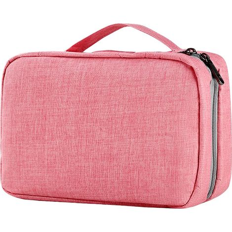 Trousse de toilette de voyage suspendue (rose),