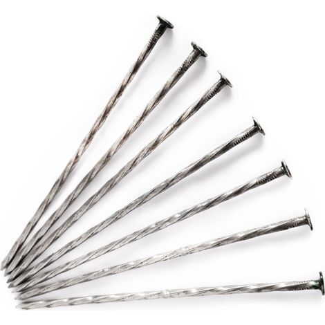STI Chiodi Picchetto Verdi in Testa Lunghezza 15cm diametro 4mm testa 10mm Testa Verde pacco 50 pcs chiodo