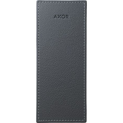 Axor MyEdition - Abdeckung 120 mm, graues Leder 47918000 (1/5)