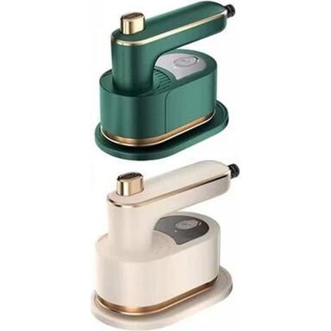 TrAdE Shop Traesio - Mini Ferro Da Stiro Elettrico Portatile Pieghevole Stiratura A Secco Vapore Per Viaggi - (1/5)