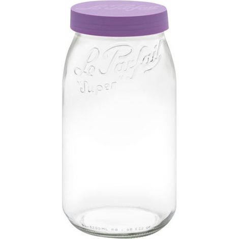 Bocal Le Parfait Color Vis 3l Violet Stockage Hermétique Coloré Et Durable - Le Parfait (1/2)
