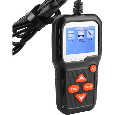 Testeur de batterie automatique KW650 pour analyseur numérique de batterie 6V-12V pour motos et voitures (1/5)