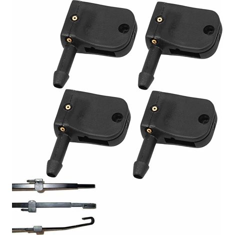 4 x Windscreen Washer Nozzle for Espace 3 Sprinter I Sprinter 2, Vito W638, V-Class W638, Smart Fortwo Crafter (1/5)