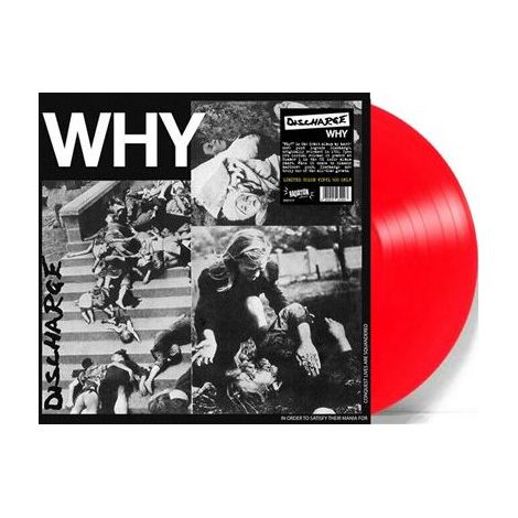 Disco vinile Discharge « Why » edizione limitata vinile rosso etichetta WHY