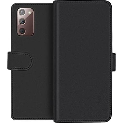 Étui portefeuille magnétique Rvelon pour Samsung Note 20 - Noir (1/5)