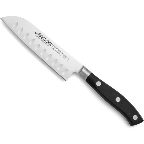 Santokumesser Arcos Riviera 233200 aus Nitrumstahl, mit Mango aus Polyoxymethylen und 14 cm Klinge im Koffer.
