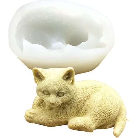 en silicone pour gâteau mousse motif chat dessin animé (1/4)