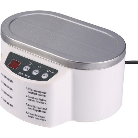 Nettoyeur de bain ultrasonique numérique pour le nettoyage de bijoux, montres, lunettes et circuits imprimés Mini intelligent (1/5)