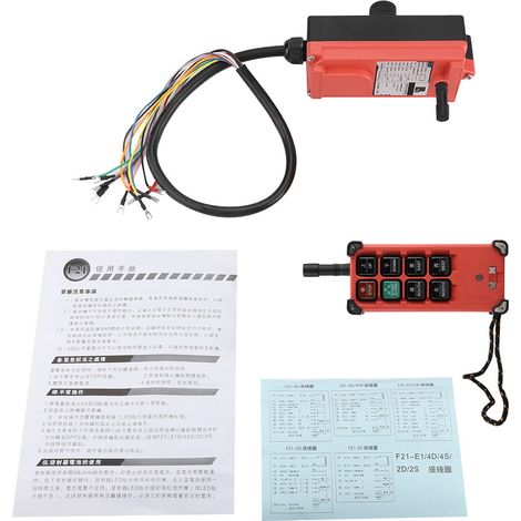 Kit émetteur de télécommande sans fil industriel pour grue robuste à 8 clés (1/5)