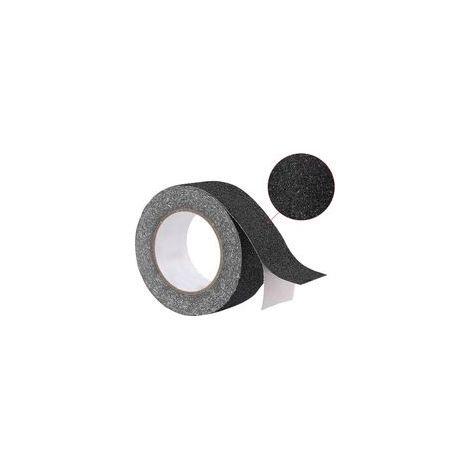 Bande Antiderapante Escalier 5 m x 2,5 cm, Ruban Adhésif Antidérapant Noir, Bande Adhesive Antiderapante pour Extérieur et Intérieur, Scotch Antiderapant Ruban Antidérapant Imperméable (1/5)
