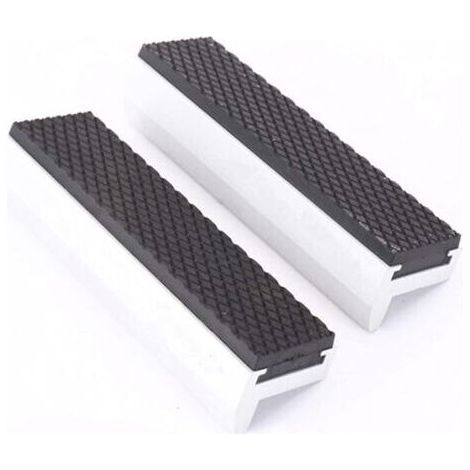 NALOOKAMIC 2Pcs mâchoires de protection d'étau, accessoires de mâchoires extra souples pour étau rotatif avec largeur de mâchoire de serrage, Mordazas protectoras de aluminio pour étau de machine 125 