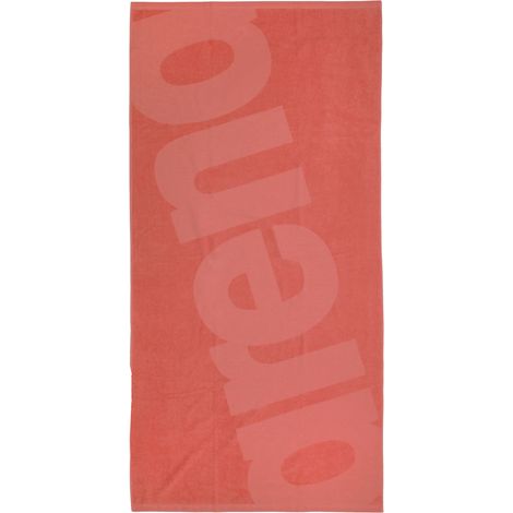 Asciugamano Arena, telo mare con logo II calypso corallo 007303/200 taglia UNICA (1/2)