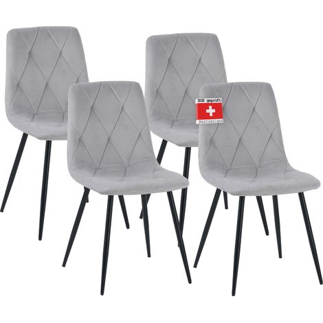 Albatros Esszimmerstuhl Dora mit Stoff Bezug stilvolles Vintage Design, belastbar mit 110Kg, Polsterstuhl - Moderner Küchenstuhl, Stuhl Esszimmer (1/5)