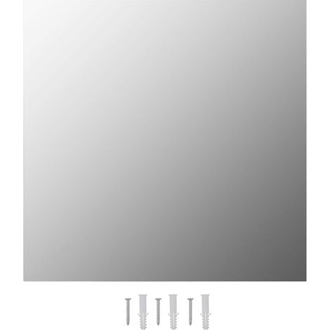 Maison Exclusive - Wandspiegel 2 Stk. 40x40 cm Quadratisch Glas (1/5)