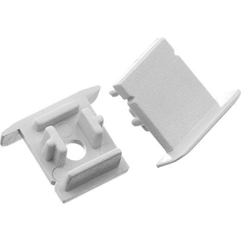 1 Paar Endkappen für Fugen-Profil 18 x 15mm (4300, 4592)