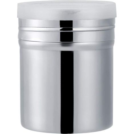 Saupoudreuse à épices acier inoxydable, distributeur poudre, tamis farine fine, sucre, cacao, ustensiles cuisine. (1/5)