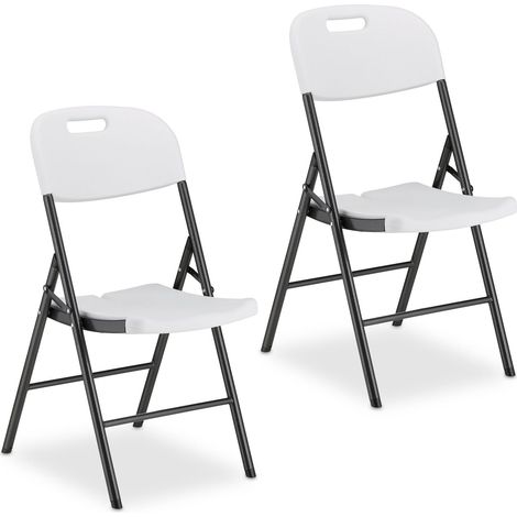 Silla plegable para jardin en set de 2