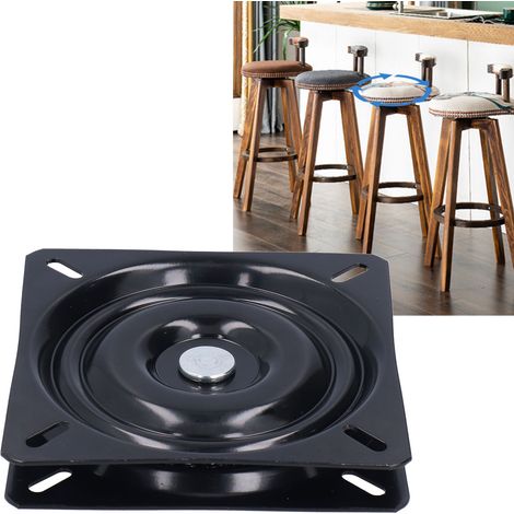 360-Grad-Drehhocker mit 6-Zoll- und 2,0-mm-Vollkugellager, Outdoor-Lounge-Sessel, Drehteller, Möbelbeschläge. (1/5)