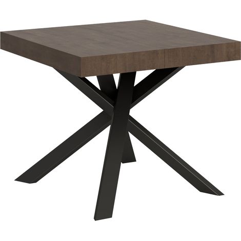Tavolo Allungabile 90-194x90x77 cm Clerk Noce (1/4)