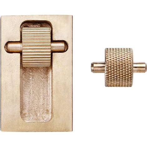 Kit d'outils de sculpture sur cuir en cuivre pur, teinture pour cuir, huile, couture manuelle, bricolage, outils de fabrication cuir, 2 rouleaux (1/4)