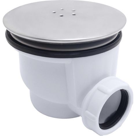 Siphon de receveur de douche extra-plat, siphon de douche latéral, siphon de sol de douche universel pour salle de bain - WELLNGS (1/5)