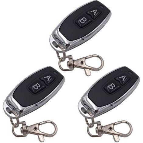 Télécommande sans Fil 433Mhz Transmetteur Porte-clés 1527 Code d'apprentissage 1Bouton 2 Boutons 4 Boutons, à Utiliser avec Le récepteur (KT053) (1/3)