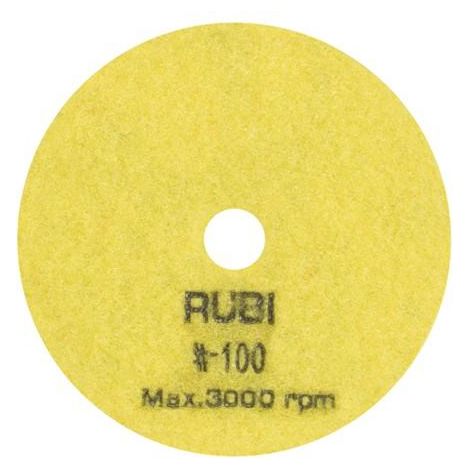 RUBI 62971 Disco Flexible Diamantado Para Pulir 100 mm Grano 100 - ref: 62971