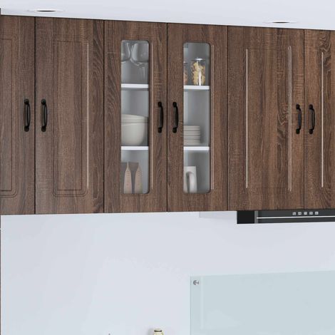 Küchenschrank Kalmar Braun Eichen-Optik 60 x 31 x 80 cm