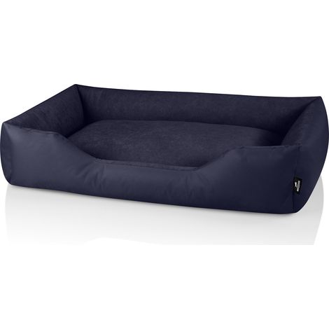 BedDog® ZARA colchón para perro, cama para perro, sofá, cesta para perro:XXL, NAVY-BLUE (azul oscuro) (1/5)