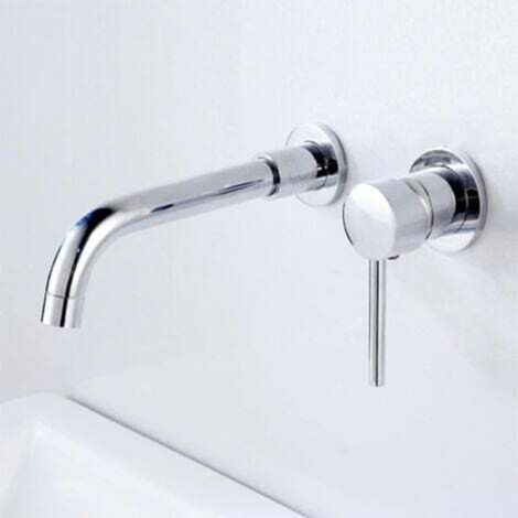 [NEVER USED] Wall-mounted bathroom faucet, brass wall-mounted basin faucet, single-handle basin faucet, basin faucets, 360-degree swivel spout