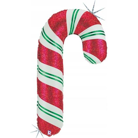 Palloncino in lamina, lecca-lecca, bastoncino di zucchero, Natale, 104 cm