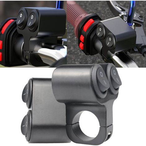 Aluminum alloy combination switch for electric motorcycle, three-wire multifunctional modification, turn signals, headlight, hazard lights, horn
