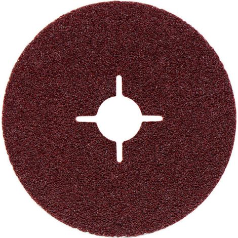Disque fibre 180 mm P 60, corindon brun, acier, métaux non-ferreux 25 pièces