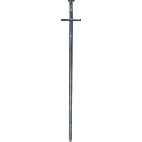 Piquete de roca de acero de 23 cm de longitud