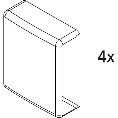 Kermi Abdeckungen Set, EBDI022, Silber Hochglanz, 2535018
