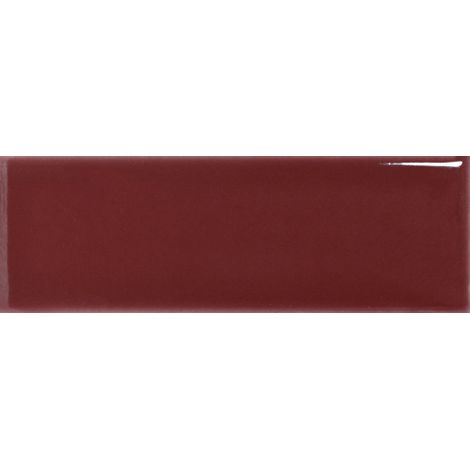 Carrelage sol / mur briquette rectangulaire uni rouge brillant 5X15 cm FÄRGBLOCK LUCIDO BORGOGNA FGB111L (vendu par boite de 0,60m2) (1/3)